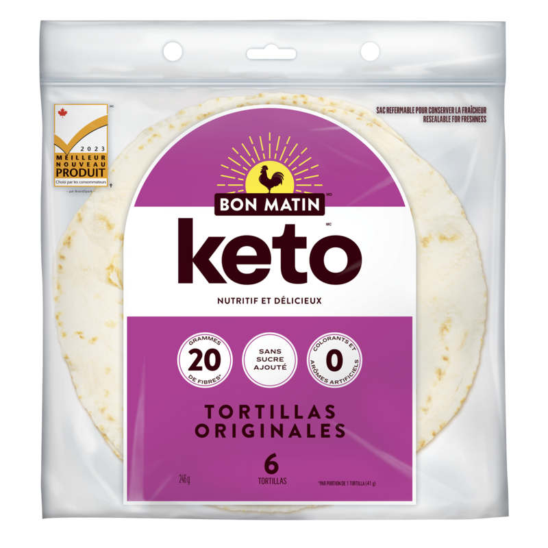 Bon Matin Keto Tortillas Package